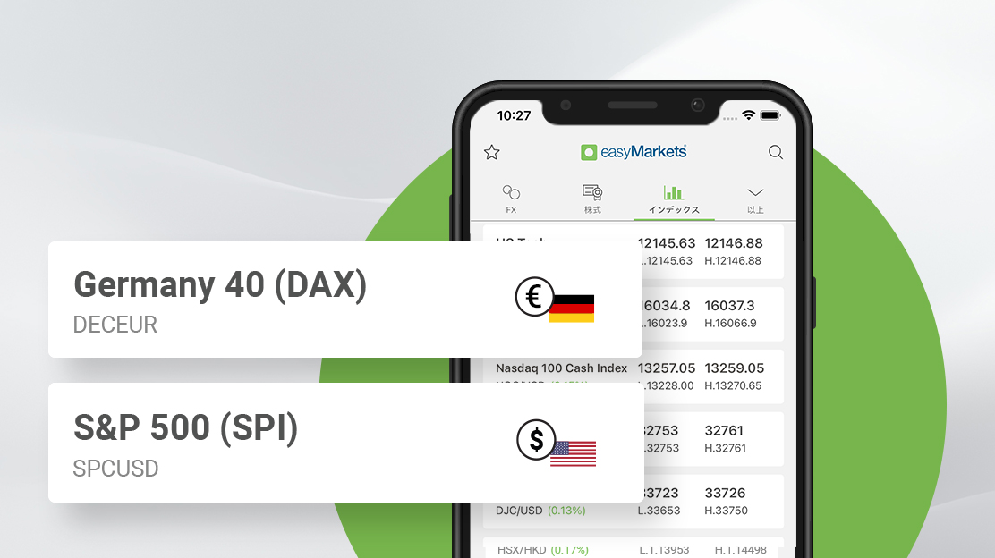 s&p 500 and DAX40 Japan - 1